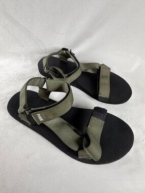 PINK VS Sport Sandals Olive Green Strappy Hiking Style Women’s ~Size 9